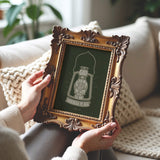 1 John 1:5 Light hand drawn Scripture art print by Scripture Type #color_forest