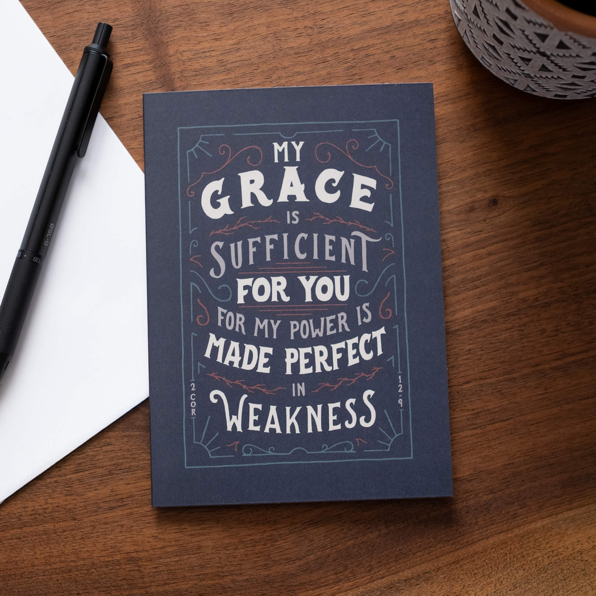 My Grace Is Sufficient Greeting Card