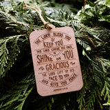 The Lord Bless You Wood Ornament