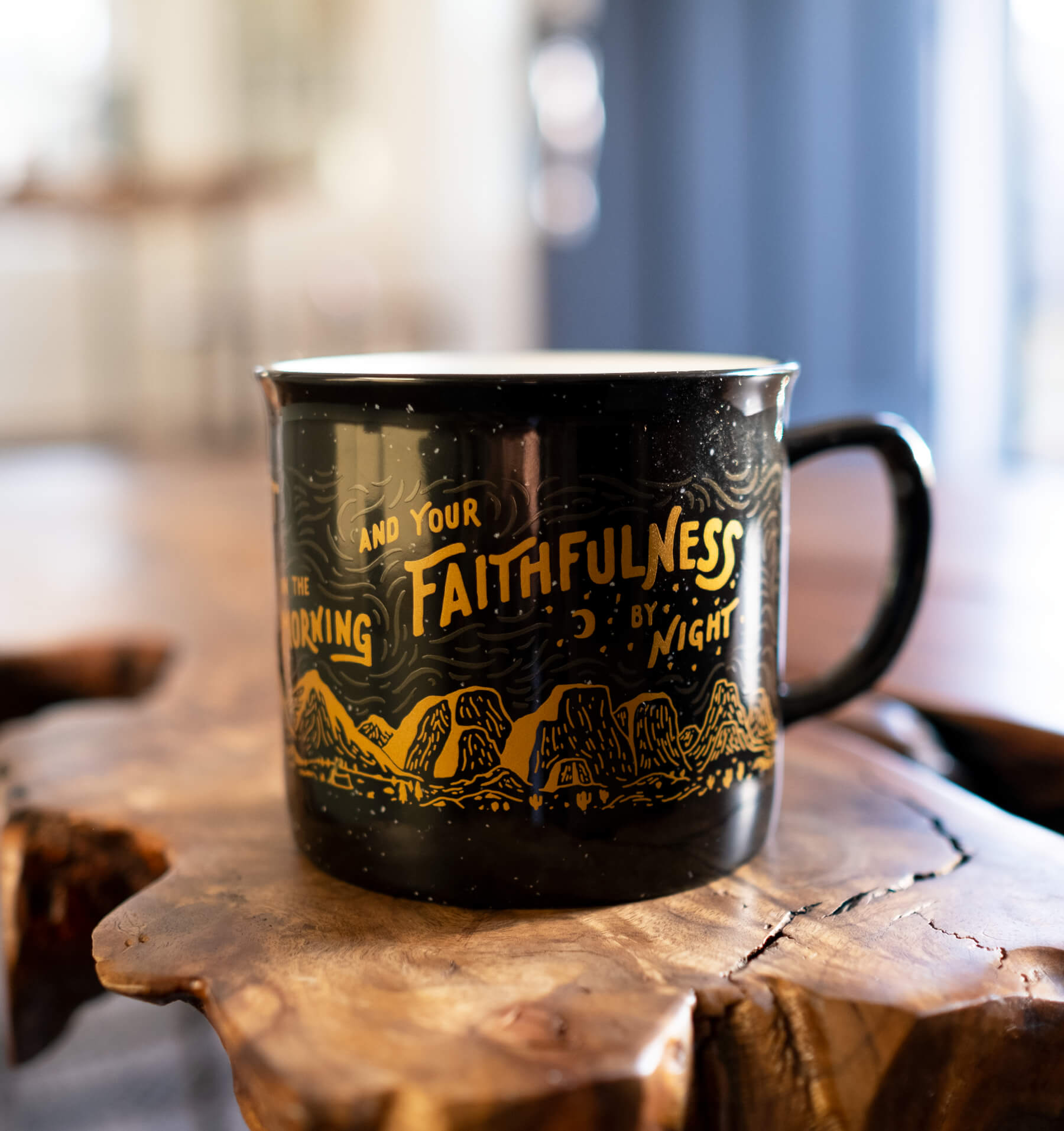 Steadfast Love Camp Mug