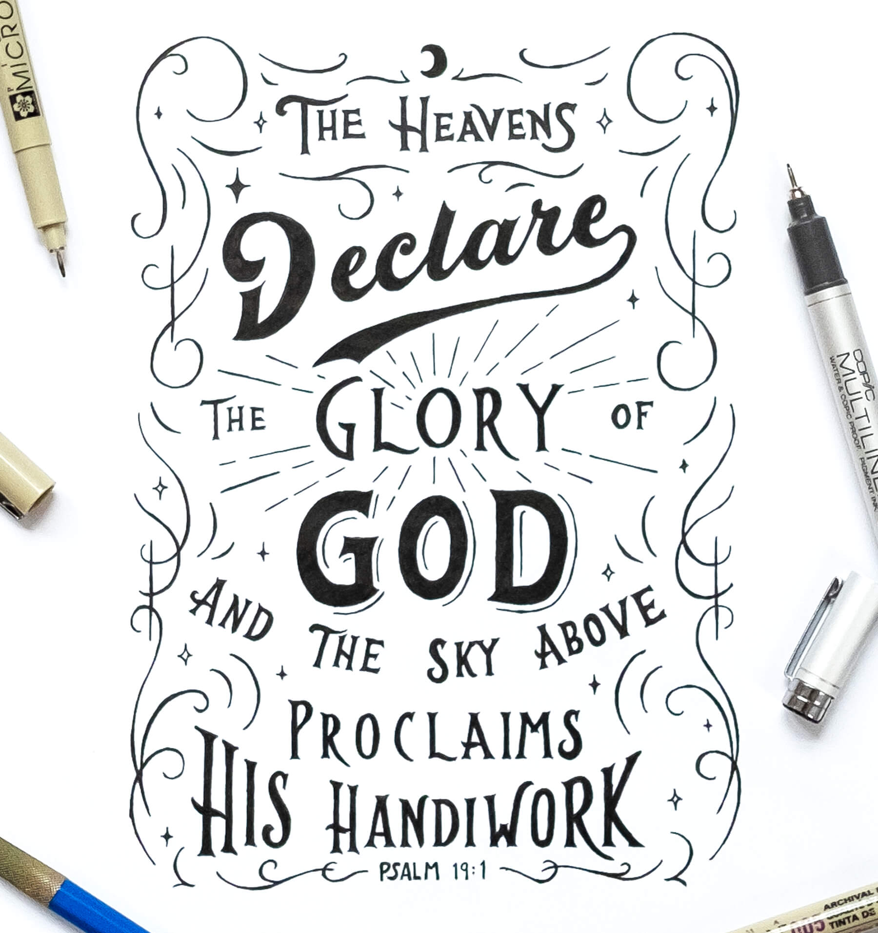 The Heavens Sticker