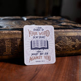 Stored Up Your Word Sticker