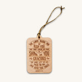 The Lord Bless You Wood Ornament