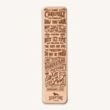  Ephesians 5:15-17 The Will of the Lord leather bookmark by Scripture Type #leather_natural