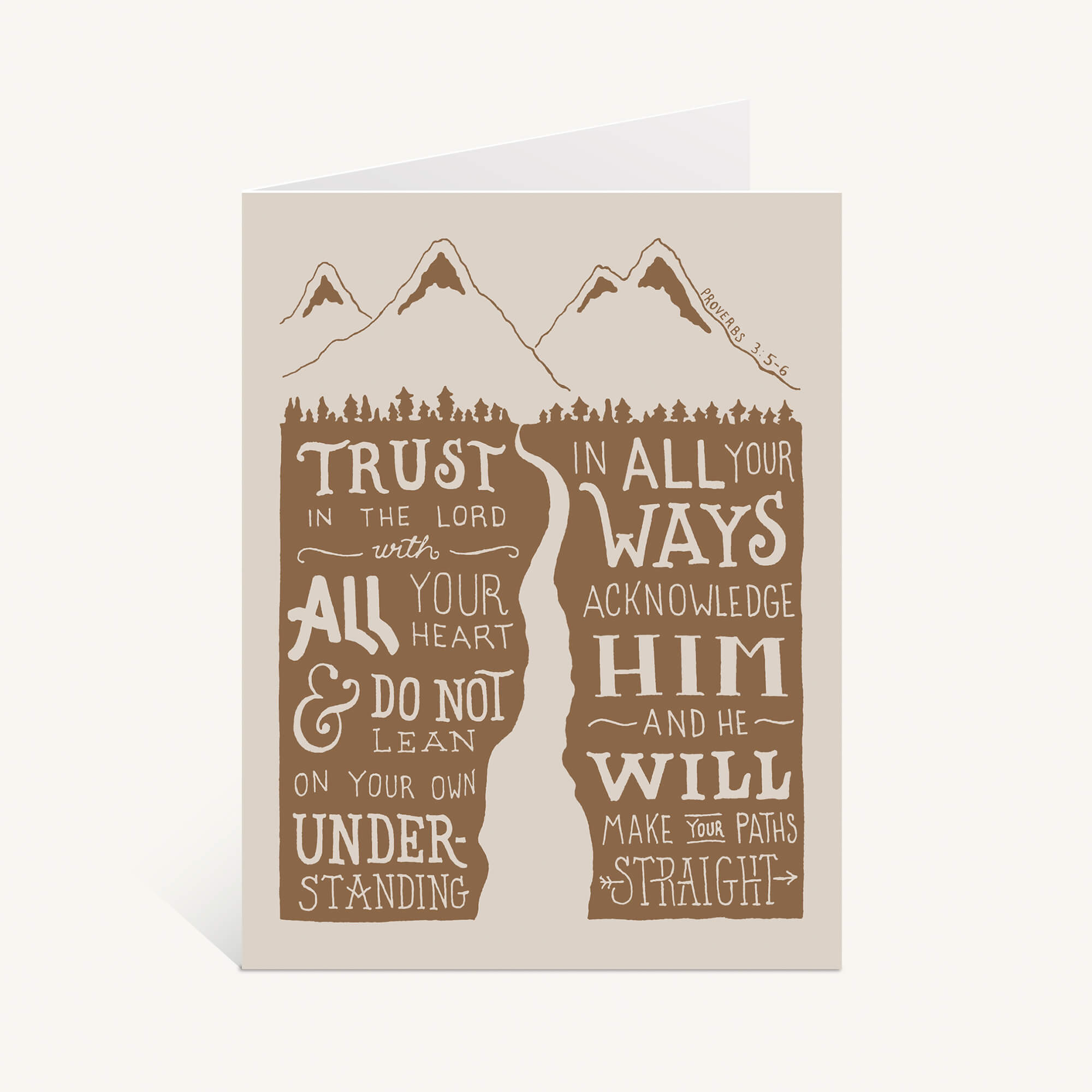 Trust In The Lord Greeting Card