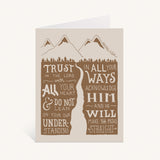 Trust In The Lord Greeting Card