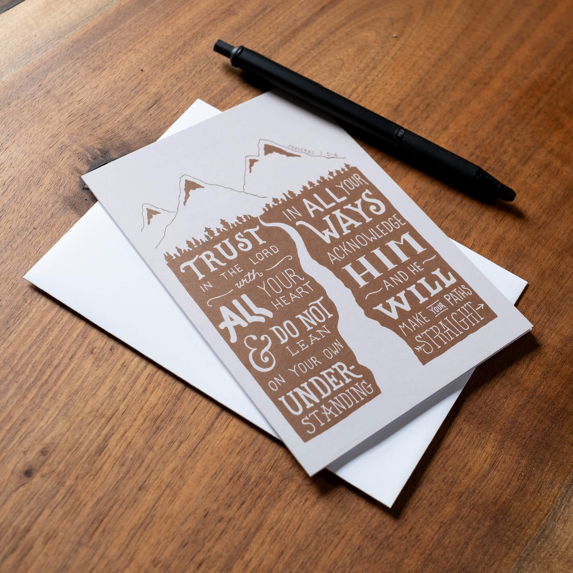 Trust In The Lord Greeting Card