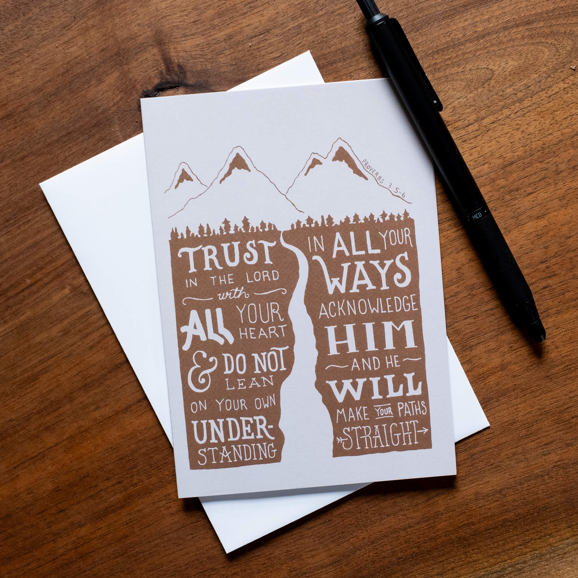 Trust In The Lord Greeting Card